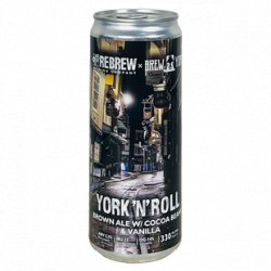 Rebrew YORK `N` ROLL BROWN ALE  W/ COCOA BEANS & VANILLA