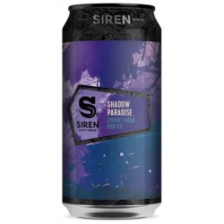 Siren Shadow Paradise India Export Porter 440ml (6%) - Indiebeer