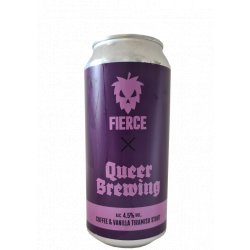 Fierce Queer Brewing Coffee & Vanilla Tiramisu Stout 440ml - Inverurie Whisky Shop