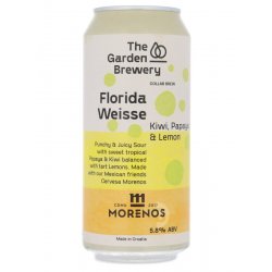 The Garden Brewery - Florida Weisse: Kiwi, Papaya & Lemon - Beerdome