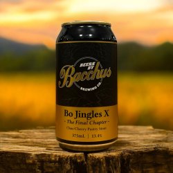 BACCHUS BO JINGLES X THE FINAL CHAPTER CHOCOLATE CHERRY PASTRY STOUT LATA 375 - Hidden Beers