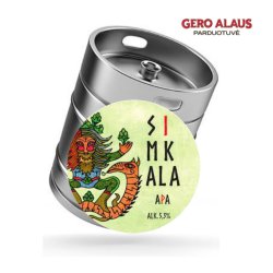 Pilstomas alus Dundulis SIMKALA APA (statinėmis) - Gero Alaus Parduotuvė