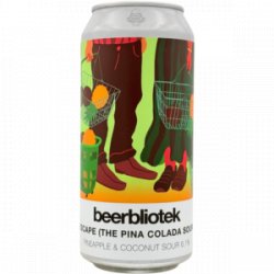 Beerbliotek – Escape (The Pina Colada Sour) - Rebel Beer Cans