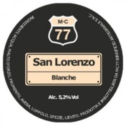 Birra MC - 77 San Lorenzo Birra MC - 77 San Lorenzo