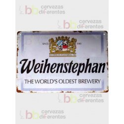 Weihenstephaner Placa decorativa - Cervezas Diferentes