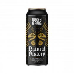 Mash Gang Natural History - 0.5% - 440ml - 12 Pack - Mash Gang