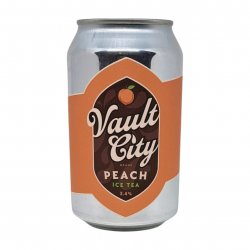 Vault City Brewing Peach Ice Tea Table Sour