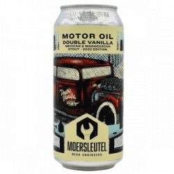 Moersleutel – Motor Oil Double Vanilla Mexico & Madagascar Stout – 2022 Edition - Rebel Beer Cans