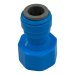 Keg coupler fitting - GasProduct 38 x 12 female adaptor Keg coupler fitting - GasProduct 38 x 12 female adaptor