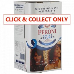 Peroni Nastro Azzurro 4 pack - Whelehans Wines