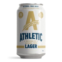 Athletic Brewing Lager - Low Alcohol Lager - Dry Drinker