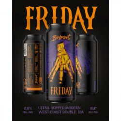 Birbant FRIDAY 8,6% 0,5L - Sklep Impuls