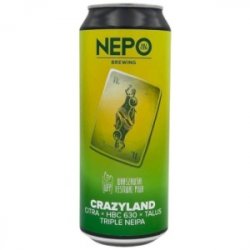 Nepomucen CRAZYLAND Triple NEIPA 8.2% 0,5L - Sklep Impuls