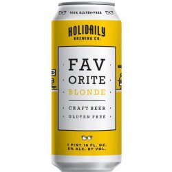 Holidaily Brewing Favorite Blonde 4 pack 12 oz. Can - Outback Liquors