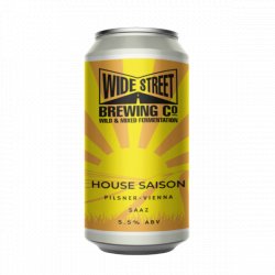 Wide Street House Saison - Craft Central