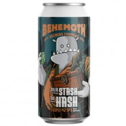 Behemoth our Stash of Hash Triple NZ IPA 440mL - The Hamilton Beer & Wine Co