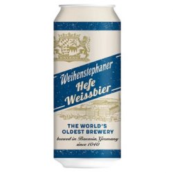 Weihenstephaner Hefeweissbier 500ml Can - The Beer Cellar