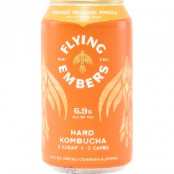 Flying Embers Hard Kombucha Orange Passionfruit Mimosa - Half Time