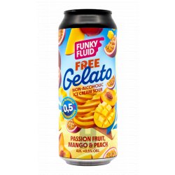 Funky Fluid Free Gelato: Passionfruit, Mango & Peach