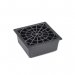 4″ Black Plastic Drip Tray & Lid 