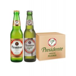 2 Cajas Presidente Regular + Light - Bebidash