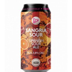 EUROBOX Spain - Funky Fluid Sangria Sour CANS 50cl BBF 20-05-22 - Beergium
