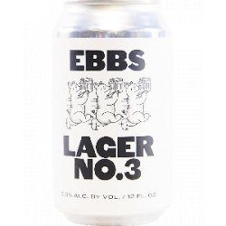 EBBS Brewing Co Lager No.3 - Half Time