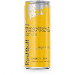 Red Bull Tropical Can  250ml x 12 - Love Beer
