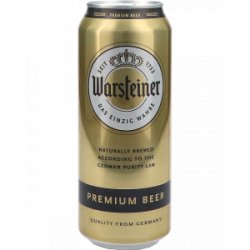 Warsteiner Premium Beer Blik - Drankgigant.nl