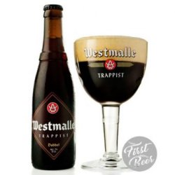 Bia Westmalle Trappist Dubbel 7,0% – Chai 330ml – Thùng 24 Chai - First Beer – Bia Nhập Khẩu Giá Sỉ