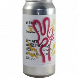 Verdant Brewing Co Create Dangerously