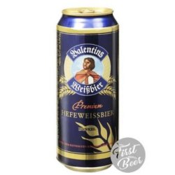 Bia Valentins Dunkel Hefeweissbier 5.3% – Lon 500ml – Thùng 24 Lon - First Beer – Bia Nhập Khẩu Giá Sỉ