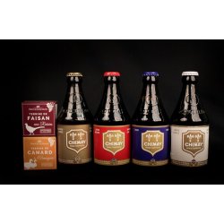 Rinkinys belgiško alaus gurmanams CHIMAY, 4*0,33 l but. su užkandžiais - Gero Alaus Parduotuvė