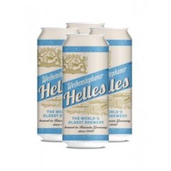 WEIHENSTEPHANER HELLES LAGER 16oz 4PK CANS - Schaefer’s