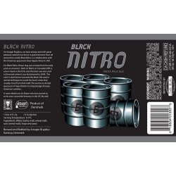 Amager Grassroots Black Nitro Black IPA - CraftShack