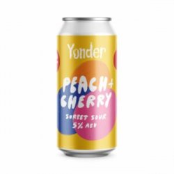 Yonder  Peach & Cherry [5% Sorbet Sour] - Red Elephant