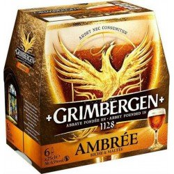 Grimbergen BiÃre d'abbaye ambrÃ©e 6.5% 6 x 25 cl  6.5%vol. - Selfdrinks