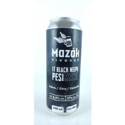 Mazák Pesimista Black NEIPA 17° - Pivní ochutnávka