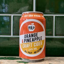 Pulp  Orange & Pineapple Cider - Dead Time Beers