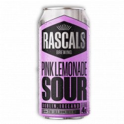 Rascals Brewing- Pink Lemonade Sour 4% ABV 440ml Can - Martins Off Licence