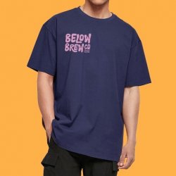 Below Brew Branded Oversized Tee - Below Brew Co