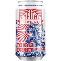 Capital Brewing Co Tokyo Draft Rice Lager 375ml - BoozeBud