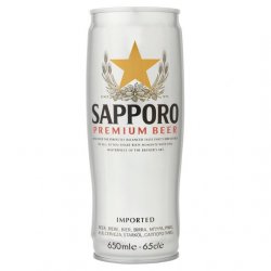 Sapporo Premium Japanese Beer Silver Can 12 x 650ml Case - Liquor Library