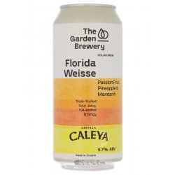 The Garden Brewery  Caleya - Florida Weisse Passion Fruit, Pineapple & Mandarin - Beerdome