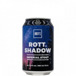 ROTT. Brouwers  ROTT.shadow - Rebel Beer Cans