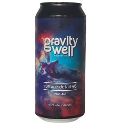 Gravity Well Surface Detail V6 West Coast Pale Ale 440ml (4.6%) - Indiebeer