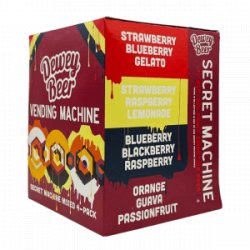 Dewey Beer  Secret Machine: Vending Machine Variety Pack - Rebel Beer Cans