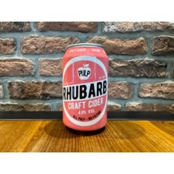 Rhubarb Cider  Pulp - The Hoptimist