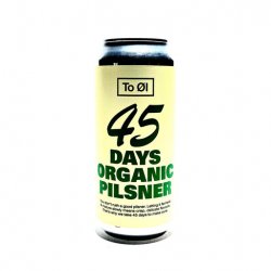 To Øl
45 Day Organic Pilsner - Highbury Library