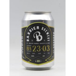 Baxbier - BA23.03 (St. Philips Barrel Society & Club) - DeBierliefhebber